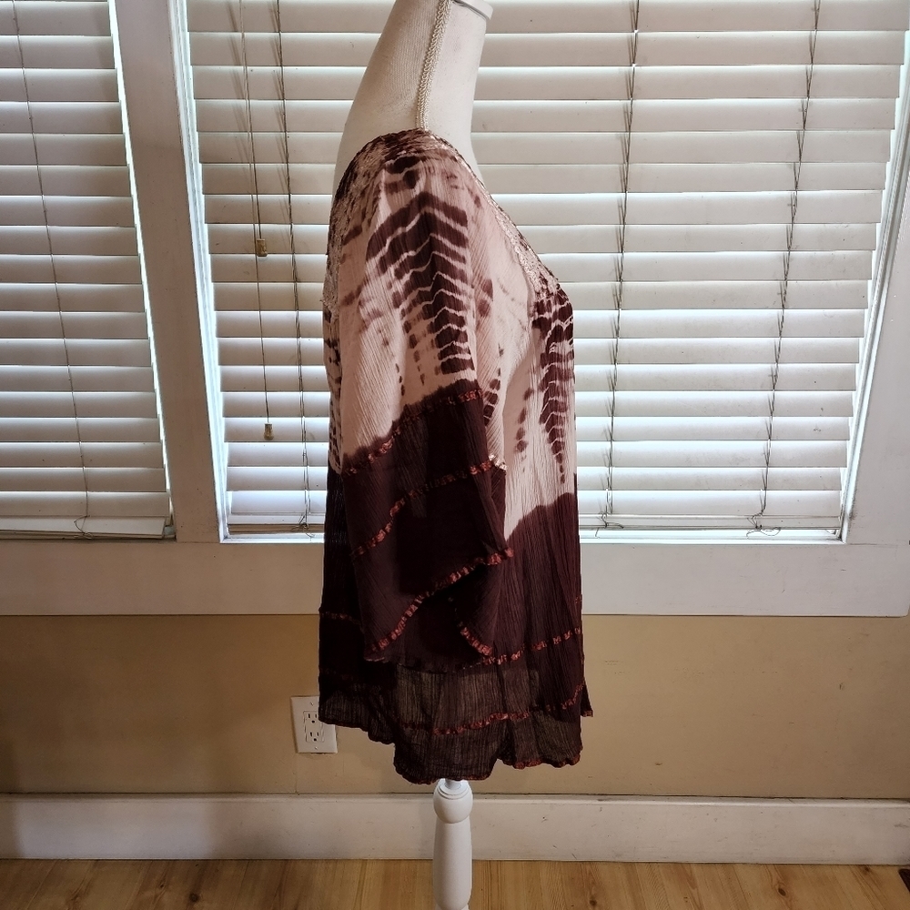 Advance Apparel Women's Bohemian Inspired Tunic NWOT - Picture 6 of 12